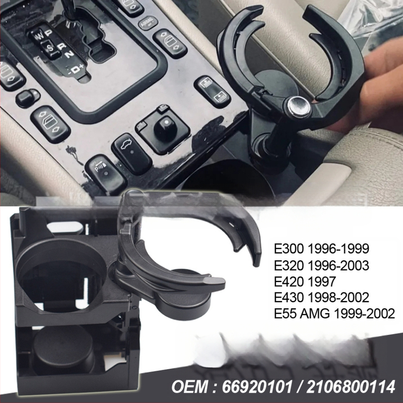 Mercedes-Benz E300/E420 középső pohártartó — ABS, modell 66920101
