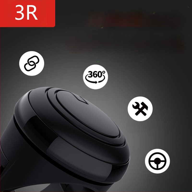 3R vairo stiprintuvas — ABS korpusas, suderinamas su dauguma modelių, svoris 0,1 kg, logotipo spauda