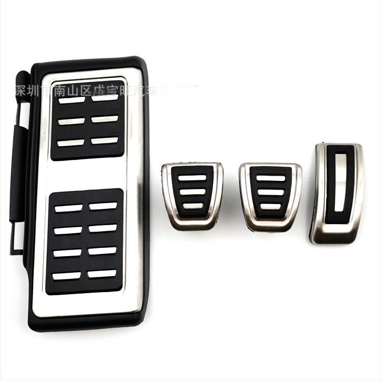 Стоманени педали за газ и спирачка с нехлъзгаща повърхност за Volkswagen Golf 7 / Audi Q3 (2015–2022)