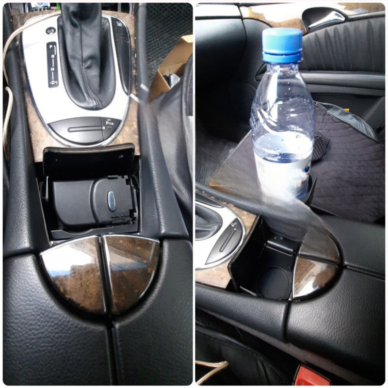 Mercedes-Benz W211 központi konzolos pohártartó ABS-ből készült, E320 E350 W219 C219, műszerfalhoz kompatibilis