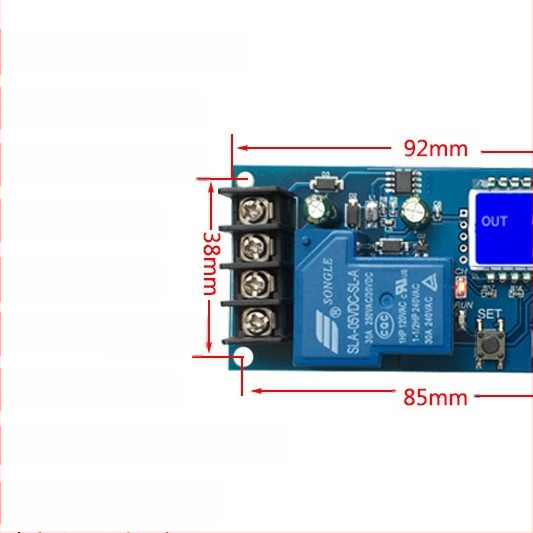 XY-L30A модул за управление на зареждането на батерията с цифрова защита от презареждане, 6-60V