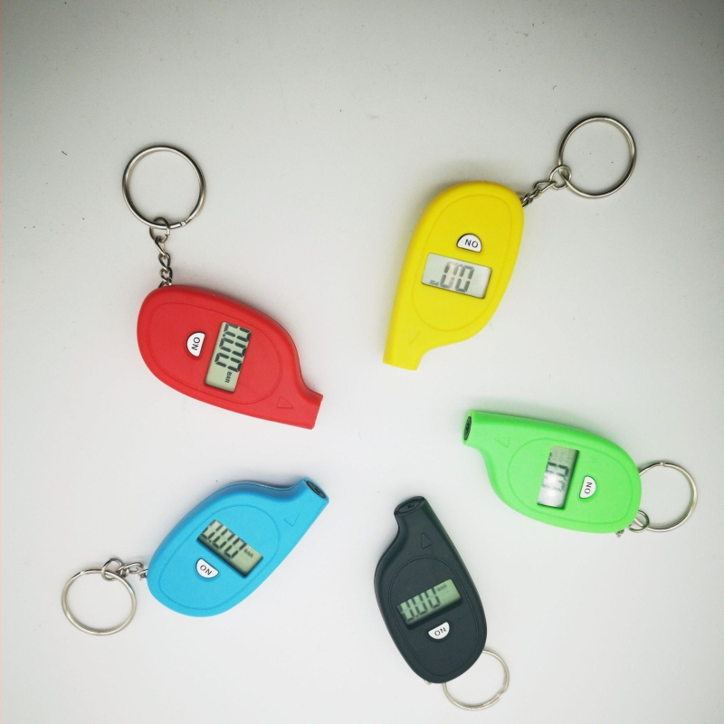 Nešiojamas padangų slėgio matuoklis automobiliams, skaitmeninis ekranas, PSI vienetai, modelis 70025, slėgio diapazonas 5–150 PSI, ABS korpusas