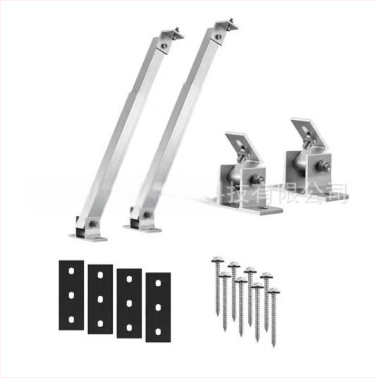 Chuanpu fotovoltinis laikiklis iš aliuminio lydinio su reguliuojamomis priekinėmis ir galinėmis kojomis