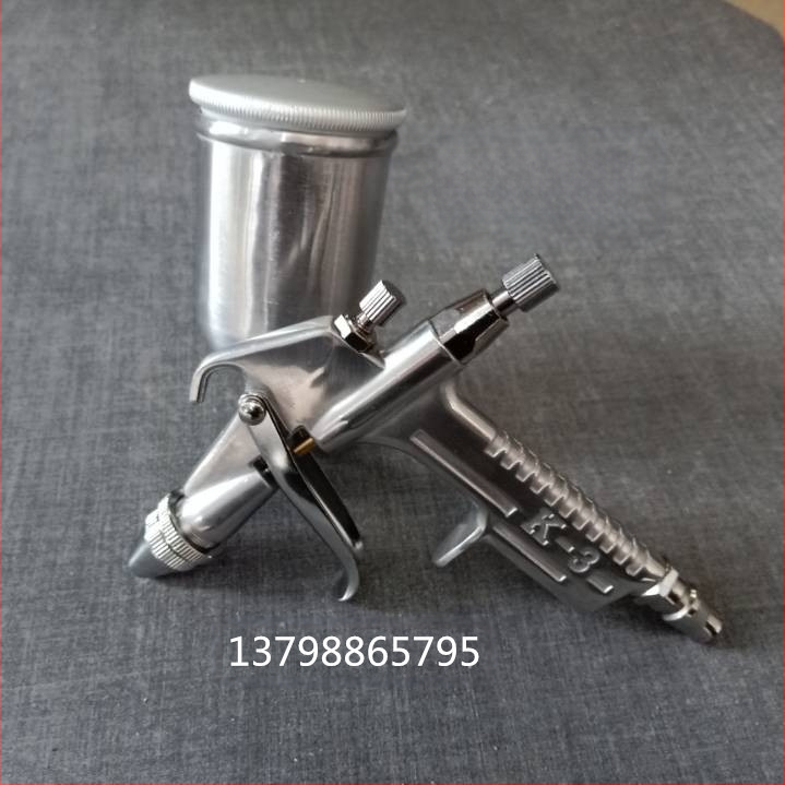 Automatinė purškimo pistolė, modelis 001, pneumatinis purškimas, rankinis valdymas, dažų tiekimas slėgiu