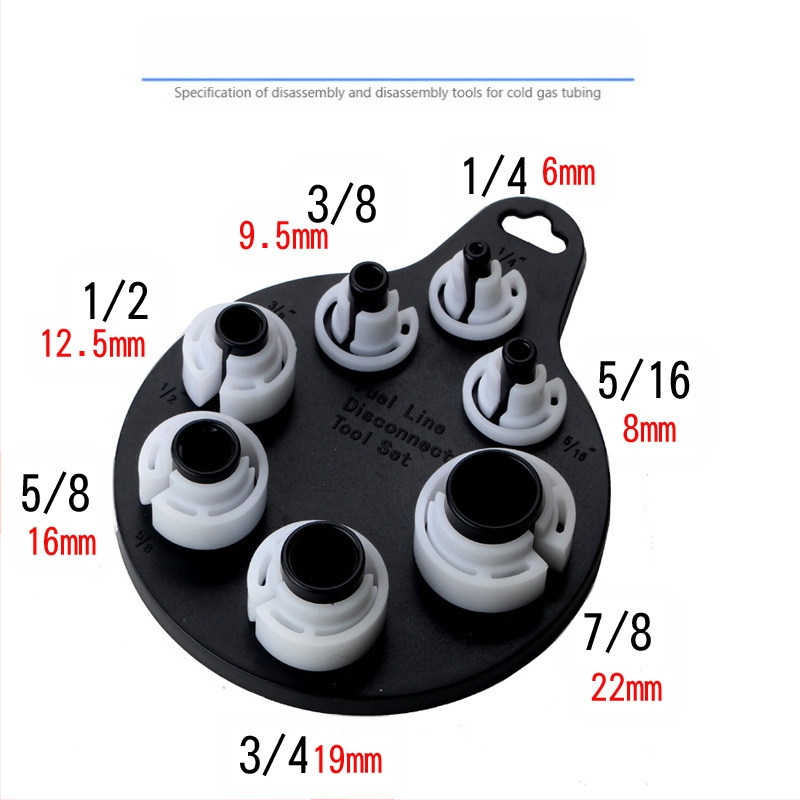 TURN 7-частов комплект за демонтаж на тръбопроводи на климатик, нето тегло 0,2 кг, блистер опаковка