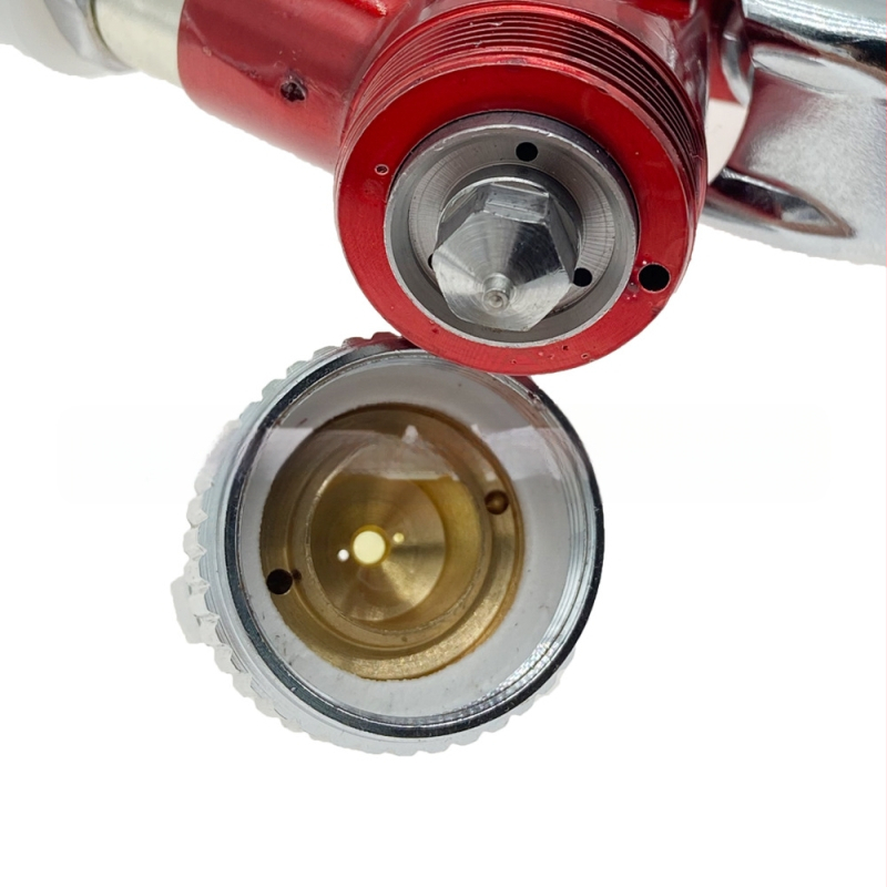 Aukšto slėgio dažų purškimo purkštuvas H-2000 automobiliams ir baldams, talpa 125, purškimo angos skersmuo 0.8, purškimo nuotolis 180, darbinis slėgis 0.25