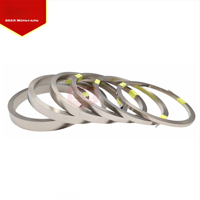 Връзкова част за 18650 литиева батерия, никелирана стоманена лента, дебелина 0.12 mm