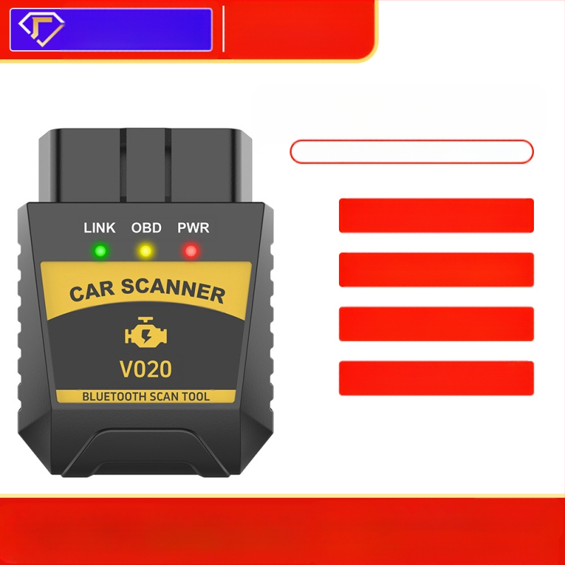 OBD2 dzinēja diagnostikas instruments, modelis V020, 9–16 V, -20 līdz 65°C, universāla savietojamība