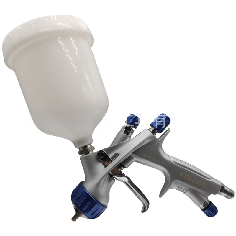 Автоматичен пистолет за боядисване на автомобили – гравитационно захранване, дюза 1,3 мм, корпус от медно-алуминиева сплав, максимално налягане 2,5