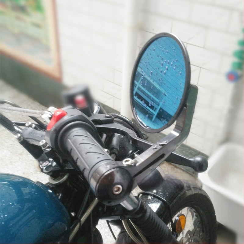 Задно огледало за мотоциклет и електрически превозни средства, модел 22, плоско огледало, стъклена конструкция