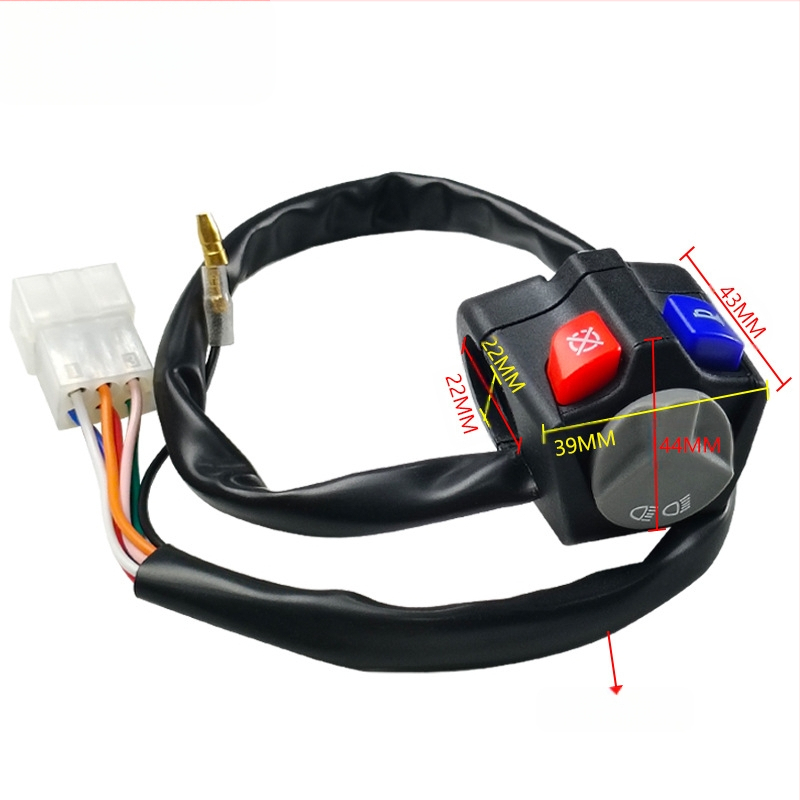 KTM εκτός δρόμου μοτοσικλέτας διακόπτης κοντινού/μακρινού φωτισμού και διακόπτης ανάφλεξης με κουμπί απενεργοποίησης