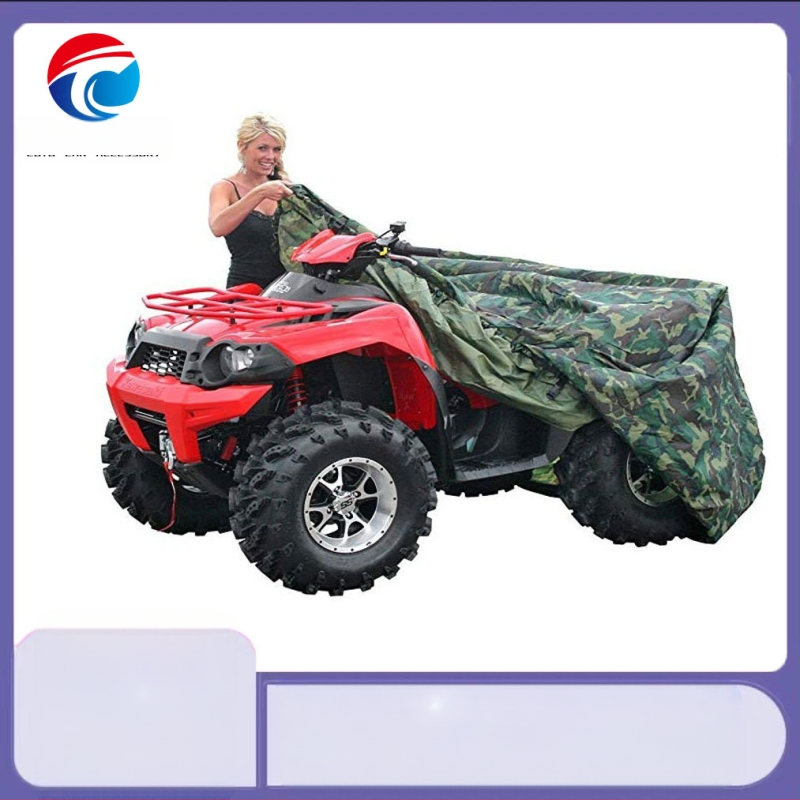 ATV/Pludmales buggy pārsegs — ūdensizturīgs, pret putekļiem un izturīgs pret ūdens spiedienu; materiāls: zīda poliesters; svars 0,5 kg