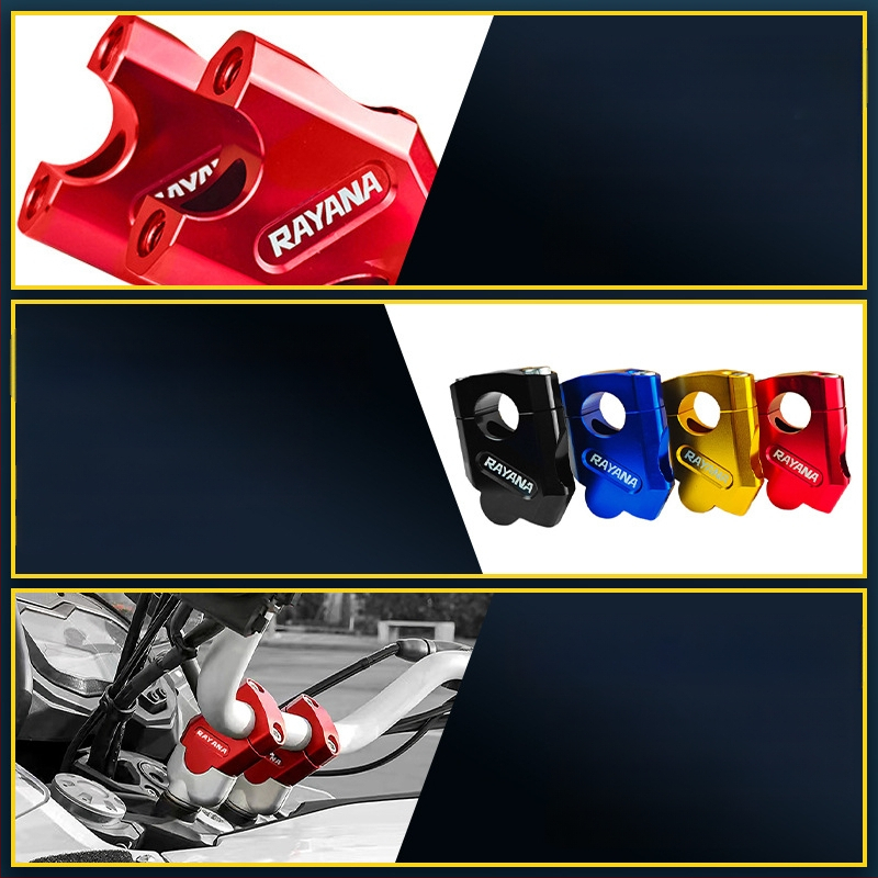 Ανυψωτής τιμονιού μοτοσικλέτας, διάμετρος 22 mm, κράμα αλουμινίου, CNC κατεργασία, μοντέλο ZGQ-009, Carl