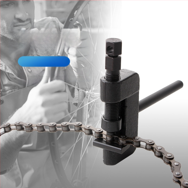 Комплект за демонтаж на ангренажната верига за велосипед и мотоциклет, Rat въглеродна стомана, 13 части, за ремонт на автомобили, чисто тегло 0.84 кг