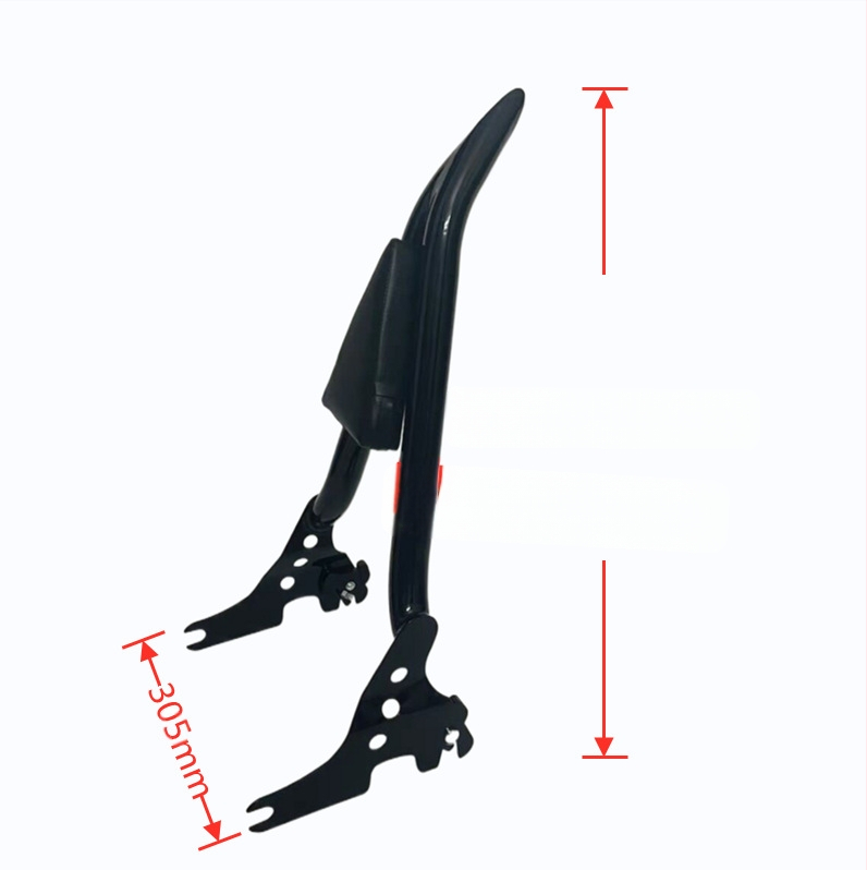 JJH Vairuotojo ir keleivio greitos atleidimo galinis atrakinimas Harley XL883/1200 X48 – Geležis, apkrova 200 kg, suderintas su Harley Sportsman Series