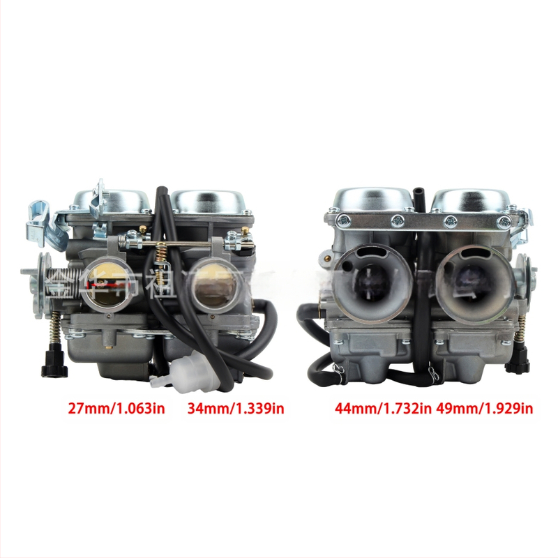ZUQING HK230 Karburatoriaus patobulinimų rinkinys Honda CMX250 Rebel 250 SPD26J, dviejų cilindrų