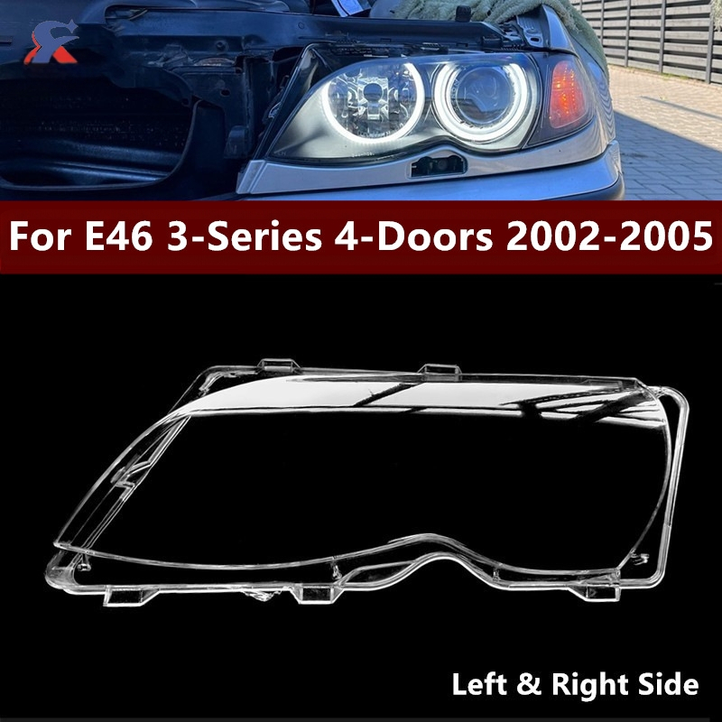 Capac de far BMW E46 02-04 Seria 3, compatibil cu 318i/320i/325i, neasamblat, fără sursă de lumină