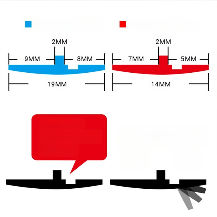 Автомобилна уплътнителна лента за слънчев покрив, EPDM, Т-образна, за предни и задни стъкла, прахо- и шумоизолация