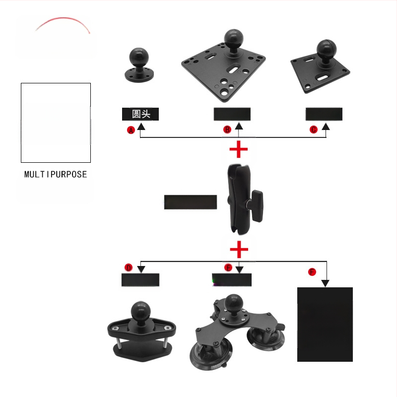 Ipari tabletabase vagy állvány VESA tartóval, modell NPHA-MC-B15cm ARM-BC; emelés típusú; tömeg 0.9 kg; kompatibil iPad/iPhone sorozattal; alkalmas mezőgazdaságra, állattenyésztésre, erdőgazdálkodásra, halászatban