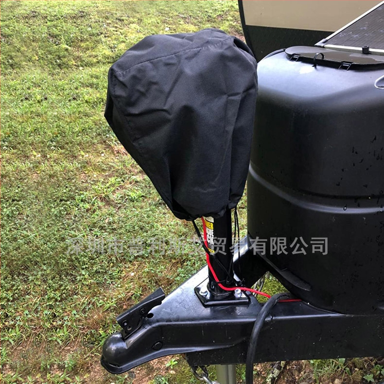 RV priekabos kilinčios apsauginis dangtis | Oxford audinys | Modelis HYM128 | Dulkių atsparumas | Prisitaikanti apdaila