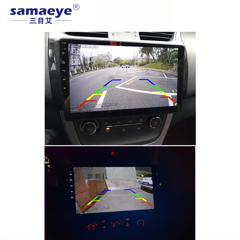 Κάμερα οπισθοπορείας σε πλαίσιο πινακίδας — 800x480, CCD/CVBS, 12V, γωνία 60°, IP68