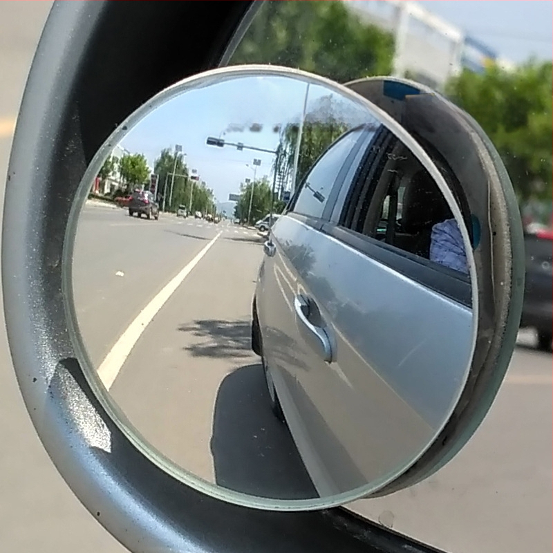 Feiwo atpakaļskata spogulis bez rāmja, rotējošs, ar plašu redzes lauku un aklās zonas spoguli