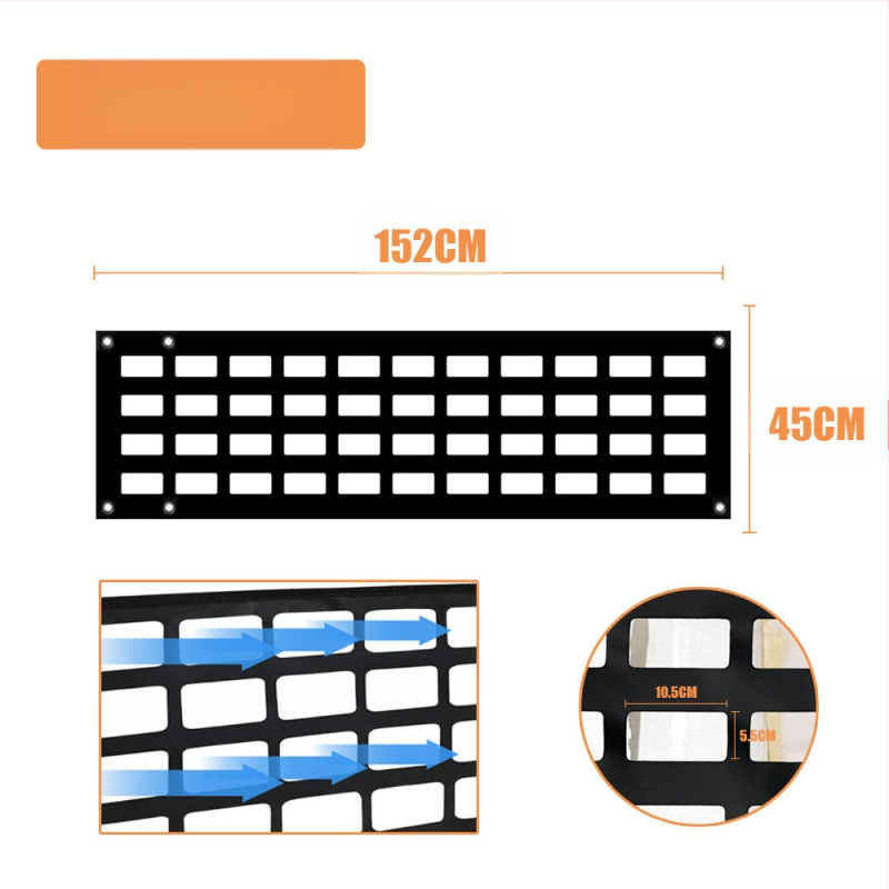 Moxpeer galinis bagažinės tinklas pikapui - sunkus PVC tinklas, modelis MP-6351, tinka daugumai pikapų