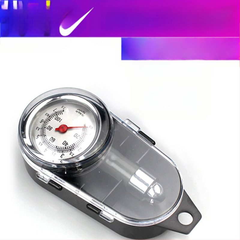 Augstas precizitātes nerūsējošā tērauda riepu spiediena mērinstrument, piemērots auto un motociklam, rokas, PSI līdz 250.