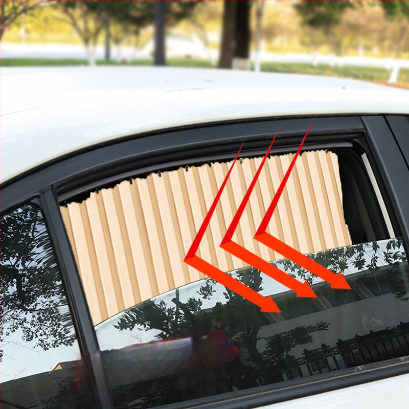 Automobilinis saulės skydas, roletės tipo, audinys, stora nepriešmatni tipas, bendras taikymas