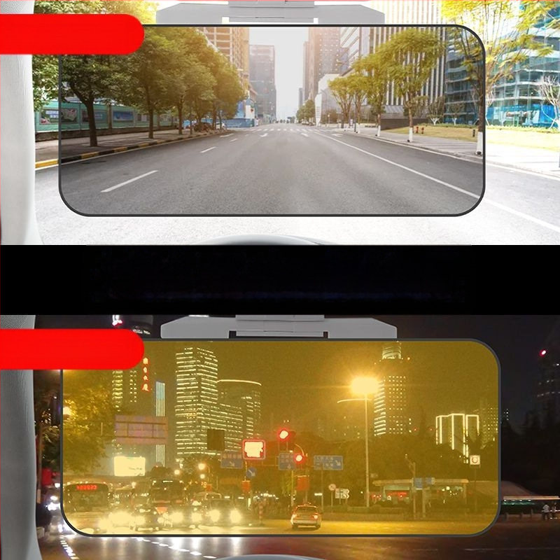 Automobiļa saules vizieris pret apžilbināšanos, dienas un nakts divkārša izmantošana, samazinot augsto gaismu atspīdumu (Materiāls: akrils; Montāža: kartes ievietošanas tips; Stils: ziemeļu; Raksts: gradient; Piemērojamās daļas: priekšējā daļa)