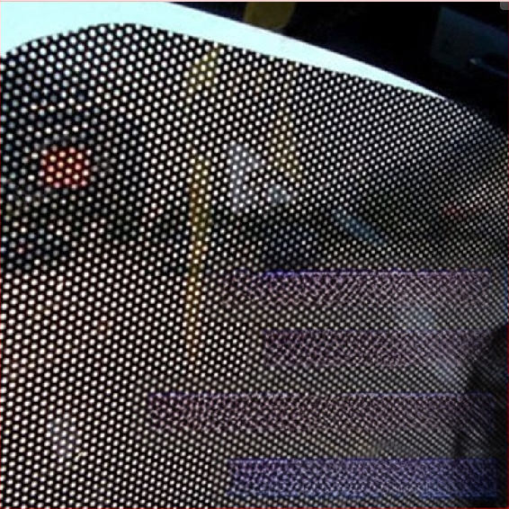 Automobilio elektrostatinė saulės skydelio plėvelė langams – PVC, lipnus montavimas, logotipo spauda, svoris 0,08 kg