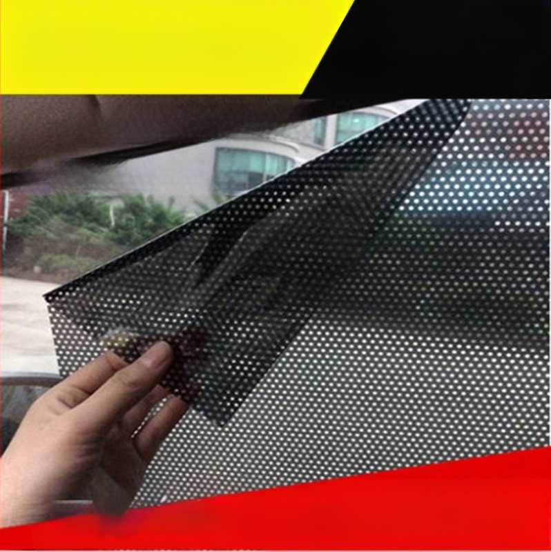 Automobilio elektrostatinė saulės skydelio plėvelė langams – PVC, lipnus montavimas, logotipo spauda, svoris 0,08 kg