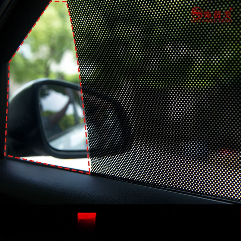 Automobilio elektrostatinė saulės skydelio plėvelė langams – PVC, lipnus montavimas, logotipo spauda, svoris 0,08 kg