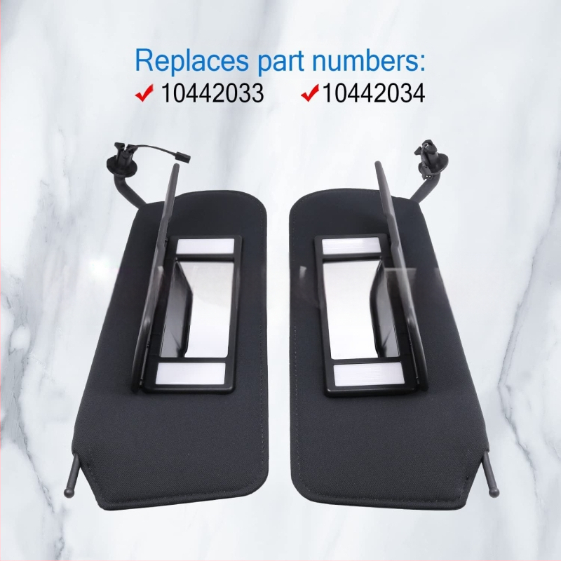 Automobilio saulės skydelis su ryškiais LED – HD makiažo veidrodis, užspaudžiamas montavimas, logotipo spauda, licencijuotas privatūs ženklas