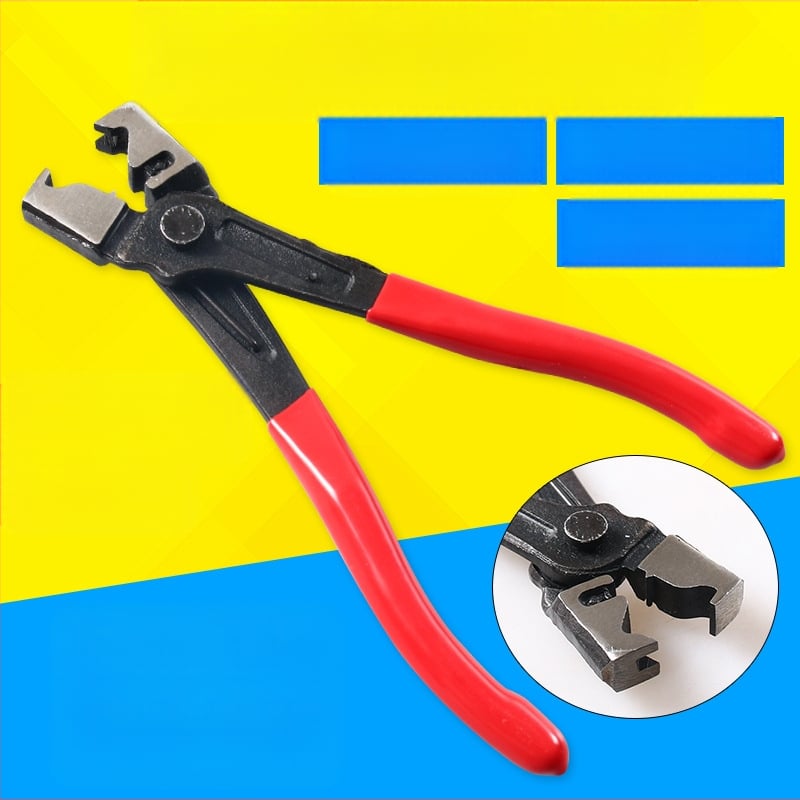 Автомобилни клещи за скоби на водни тръби — хром-ванадиева стомана, 1 бр., инструмент за ремонт на автомобили, тигровиден тип за сваляне на тръбопроводи на климатика