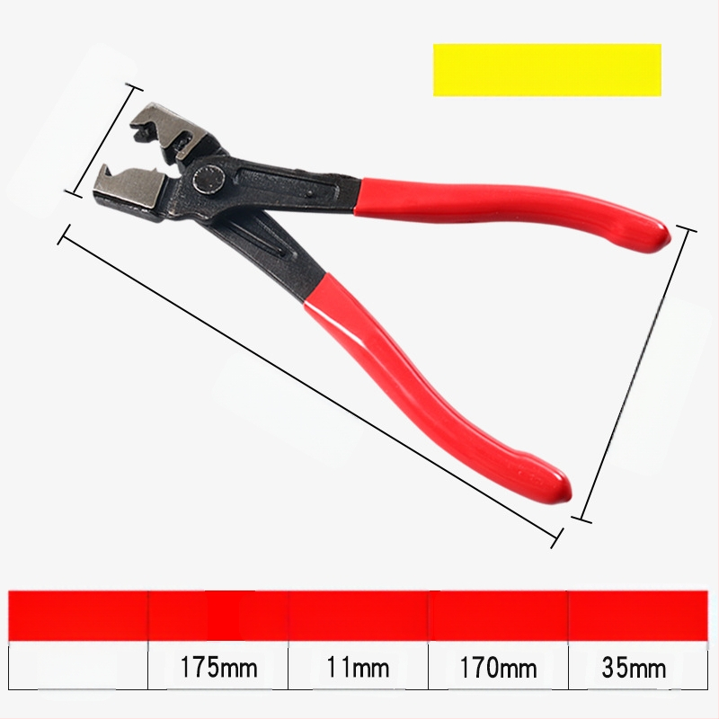 Автомобилни клещи за скоби на водни тръби — хром-ванадиева стомана, 1 бр., инструмент за ремонт на автомобили, тигровиден тип за сваляне на тръбопроводи на климатика