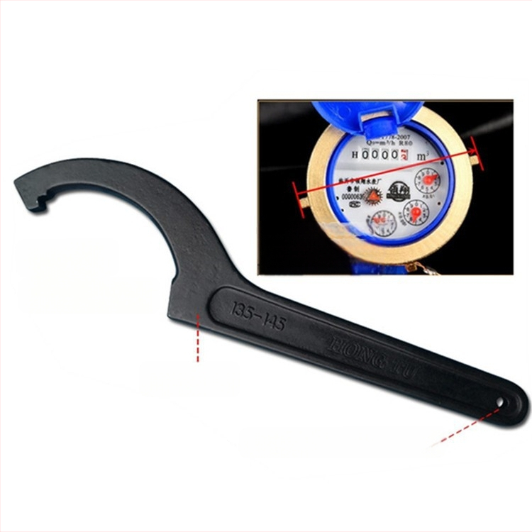 Baasil English pealkiri võiks olla: "Crescent wrench with hook jaw and electrophoresis hook-head design". Kol ei ole kinnitatud 3–5 tehniliste parameetrite reegel (ilma värvi ja suuruseta) ning reklaamiavalduslikke termineid vältida, palun kinnita, kas see