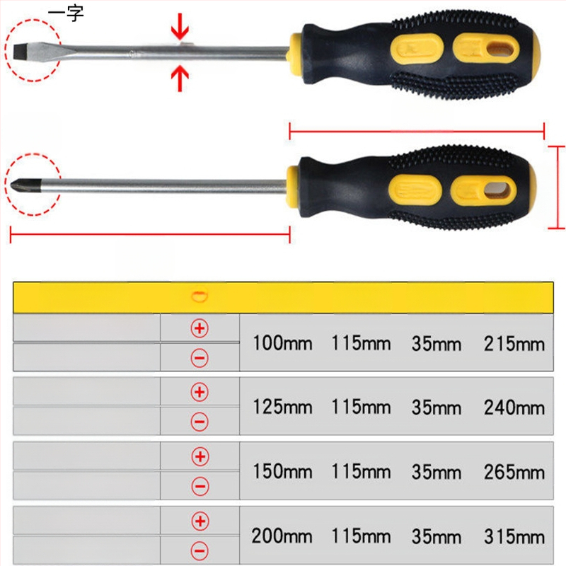 USLIKE križni odvijač s Cr-V čelikom, magnetski, izolirani, 100 g, drška od novog materijala
