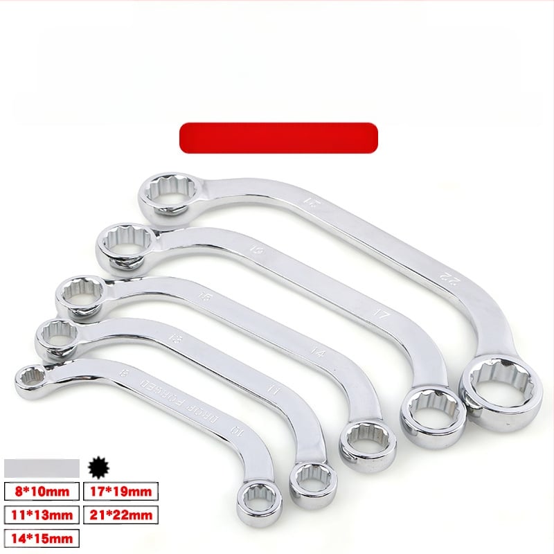 Plum Blossom двуглавен мултифункционален гаечен ключ - Apple, 45# стомана