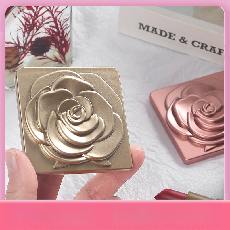 Καθρέφτης μακιγιάζ διπλής όψης, φορητός, αναδιπλούμενος, στρογγυλός, μη ηλεκτρικός, για υπνοδωμάτιο και μπάνιο