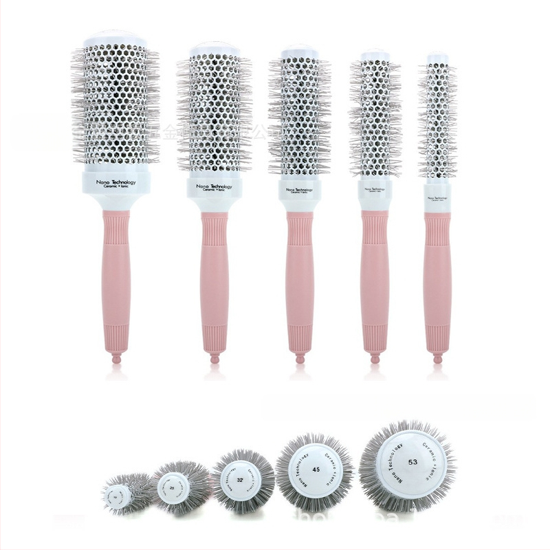 Jinba matu ķemme — ABS materiāls, cilindrisks veidošanas rīks lokām