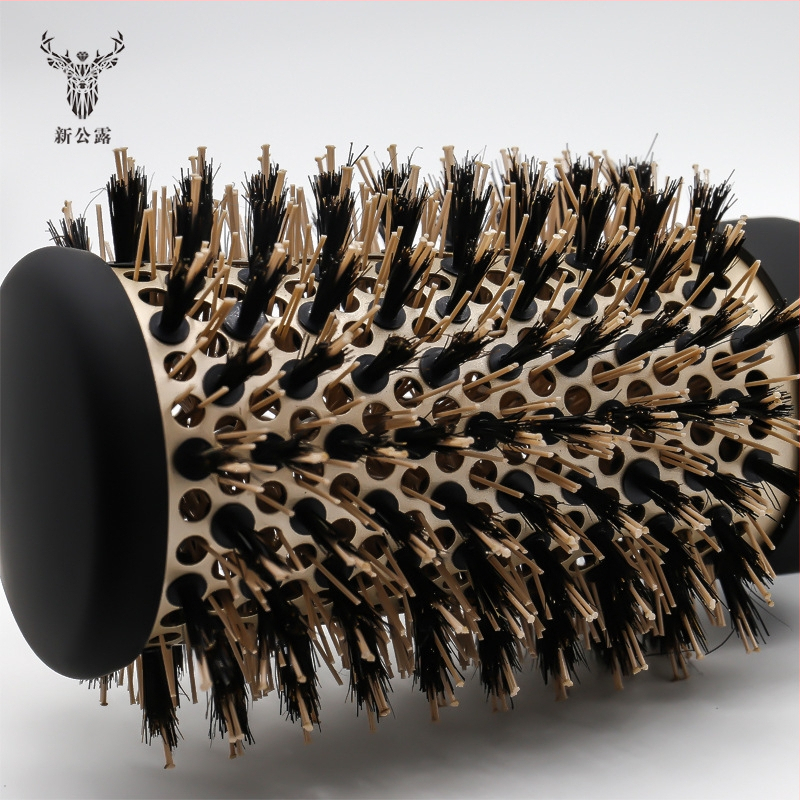 ABS plaukų šukos su neslystančia rankena ir cilindriniu ritiniu dizainu