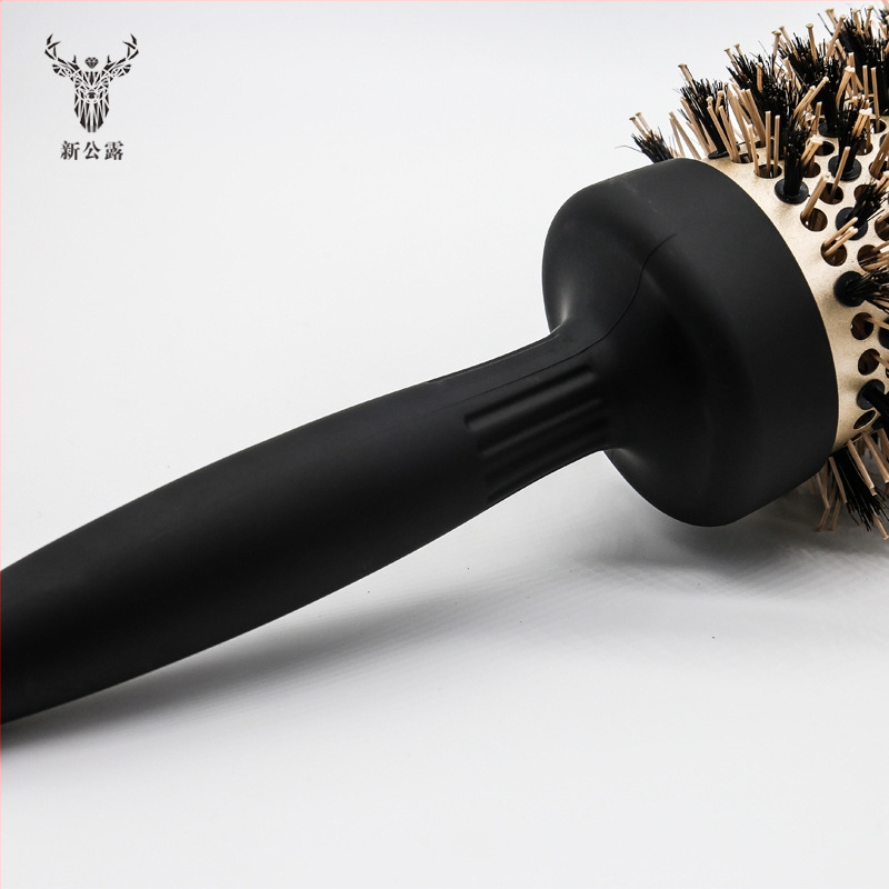 ABS plaukų šukos su neslystančia rankena ir cilindriniu ritiniu dizainu