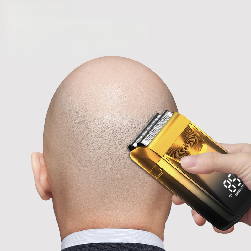 Elektrinė skustuvas ir plaukų kirpimo mašina, USB maitinimas, įmontuota baterija 500–800 mAh, nerūdijančio plieno peiliukai, nuimama ir plaunama galvutė