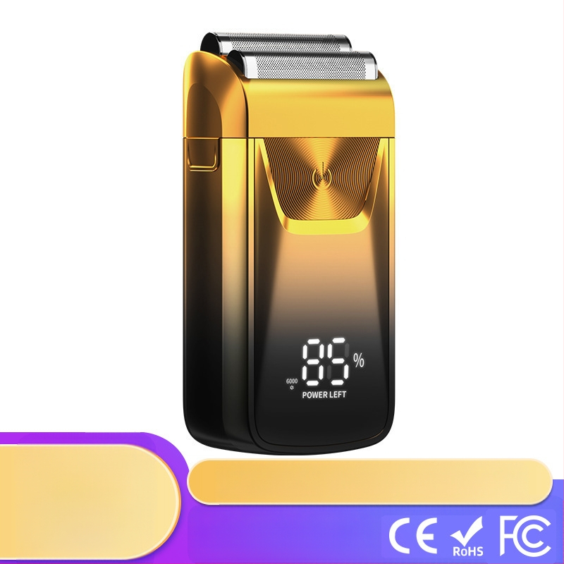 Elektrinė skustuvas ir plaukų kirpimo mašina, USB maitinimas, įmontuota baterija 500–800 mAh, nerūdijančio plieno peiliukai, nuimama ir plaunama galvutė