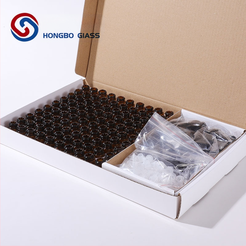 Staklena boca za esencijalna ulja, poklon kutija, boca oblikovana puhanjem, plastična kapica, prilagodljivo