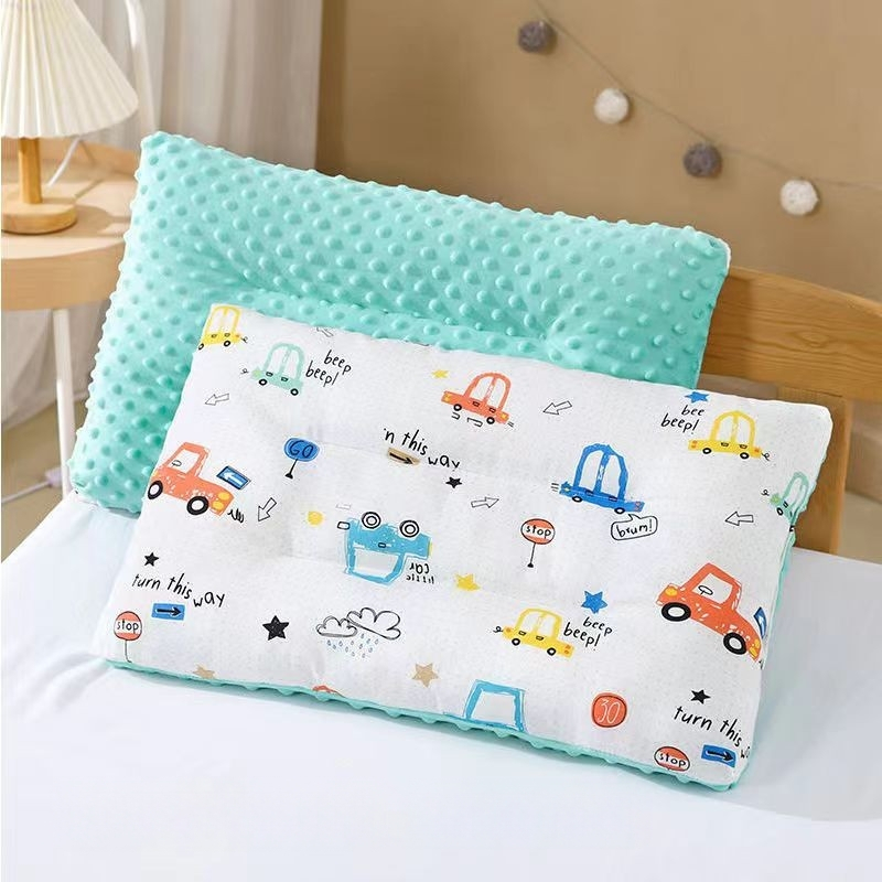 Kūdikio pagalvė iš 100% medvilnės twill audinio, minkšta