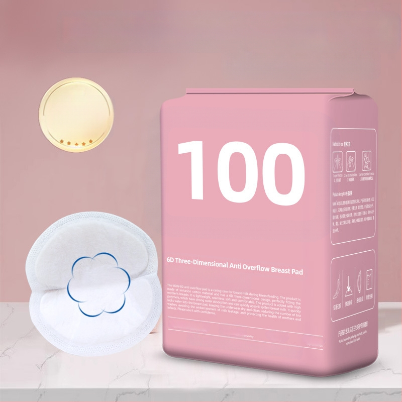 Μίας χρήσης μαξιλάρια στήθους για θηλασμό, αντιδιαρροϊκά, βαμβακερό ύφασμα, μάρκα October Crystal, άνοιξη 2024