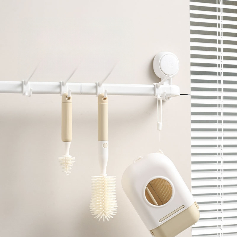 Silicone butelių šepetėlių rinkinys vaikams, nešiojamas, patogus valymas be negyvų taškų, pakabinamas džiovinimui