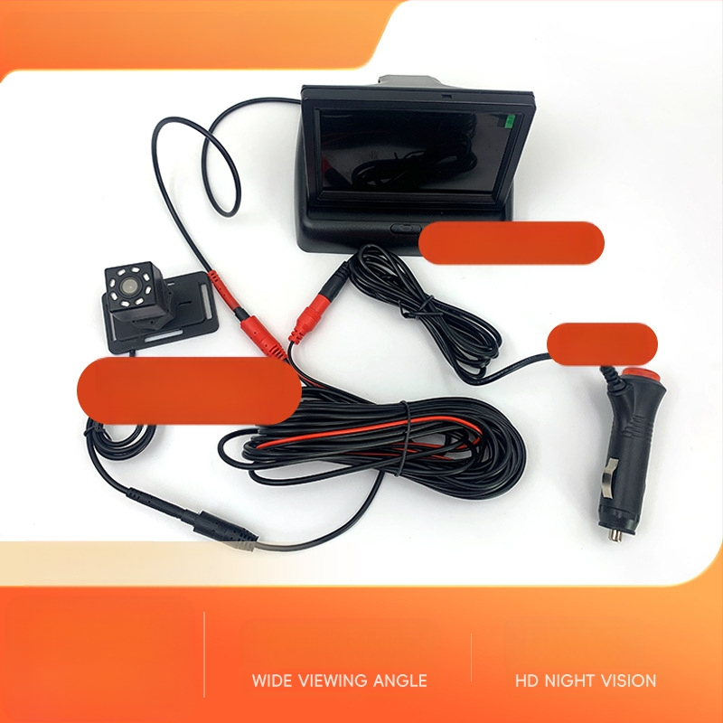 Automašīnas LCD displejs bērnu novērošanai, modelis TJ4305408, infrasarkanais nakts redzamība, izšķirtspēja 480x272